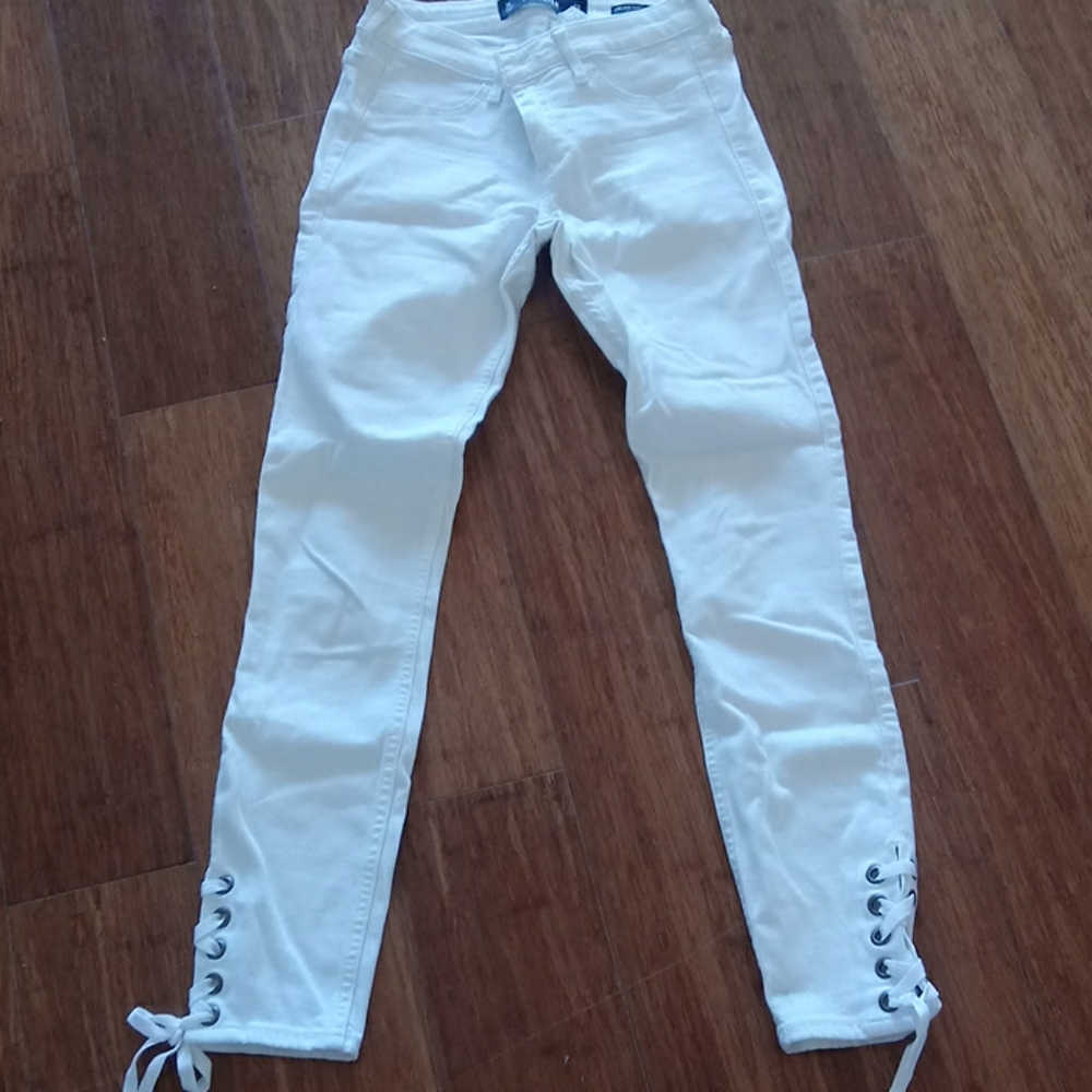 Hollister White Jeans